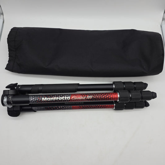 Manfrotto Element MII Aluminum Tripod with Ball Head LEGS ONLY