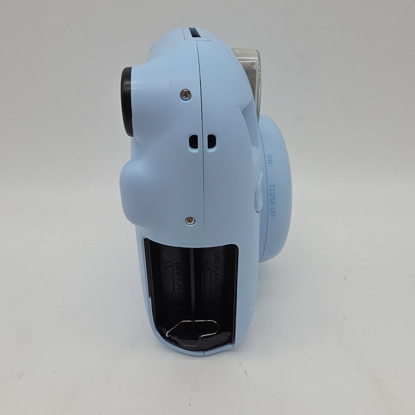 Fujifilm Instax Mini 12 Instant Camera - Pastel Blue MISSING BATTERY DOOR