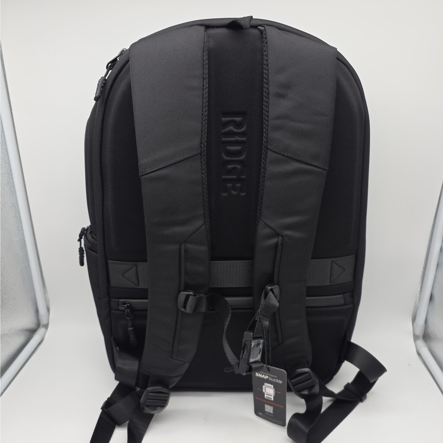 Ridge Black Commuter Backpack Zip Closure, Adjustable Strap, Pockets