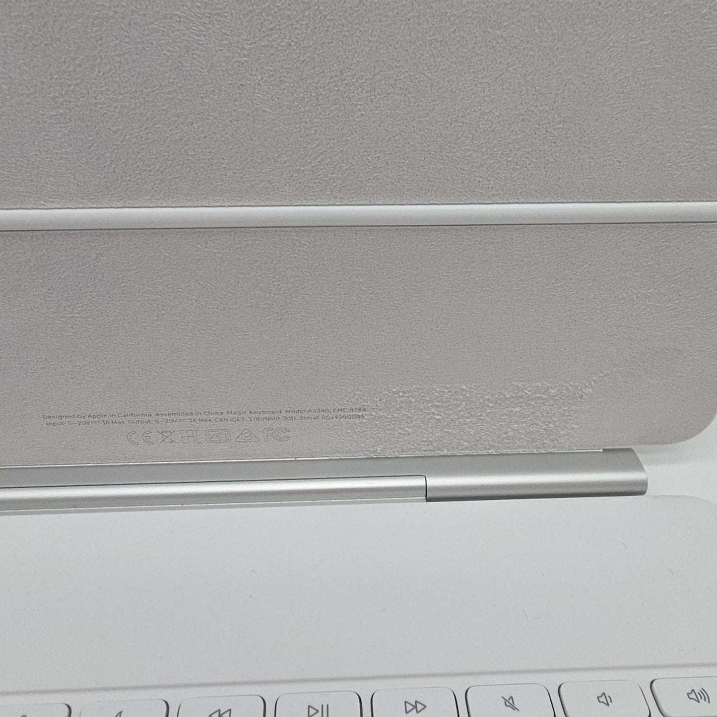 Apple iPad Pro 13" Magic Keyboard Model A3340 M3 - White- Sticker Residue