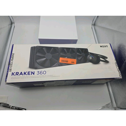 *NZXT Kraken 360 AIO Liquid CPU Cooler - 1.54" LCD - 360mm Radiator - Black*