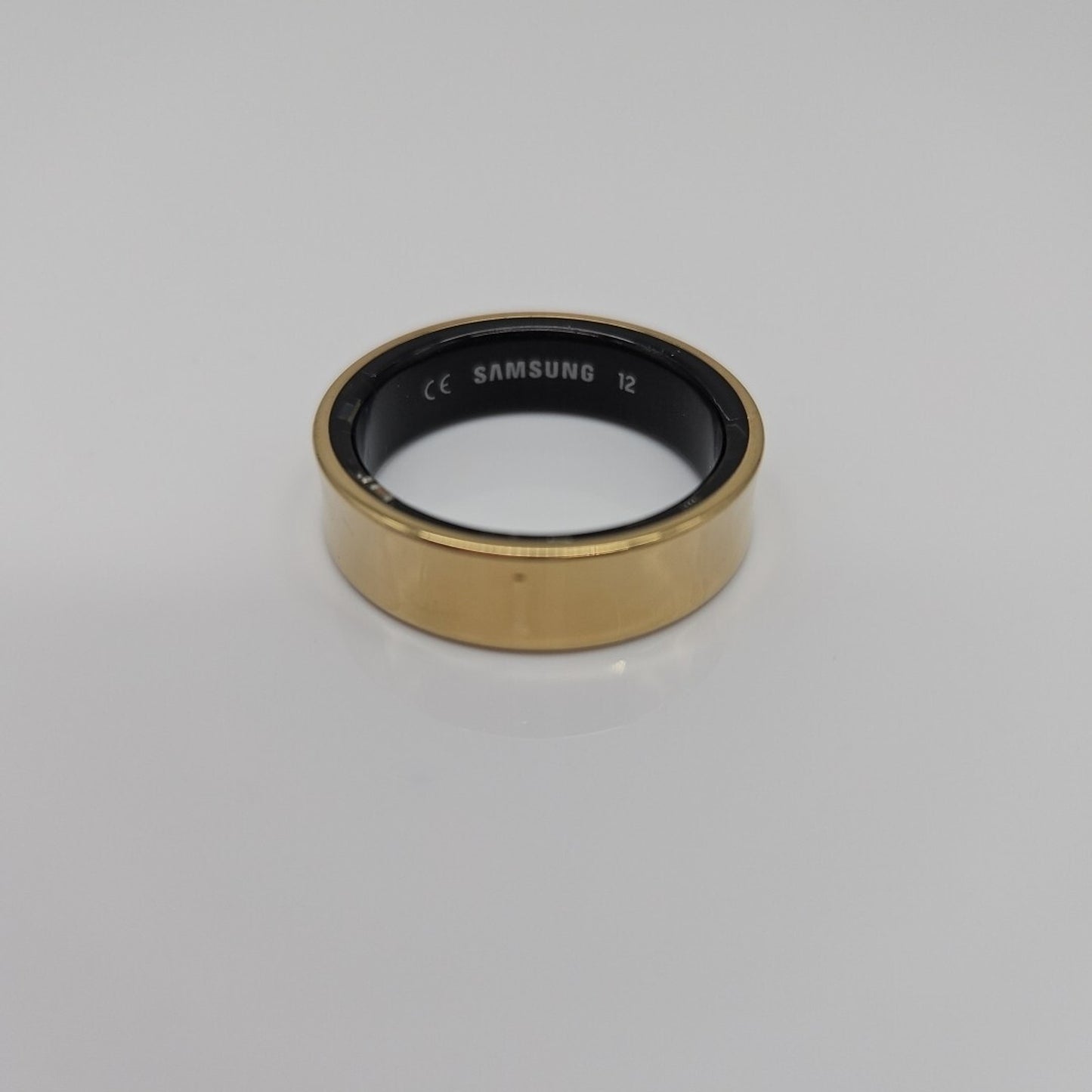 Samsung Galaxy Ring Titanium Gold SM-Q507 Smart Ring Bluetooth Size 7