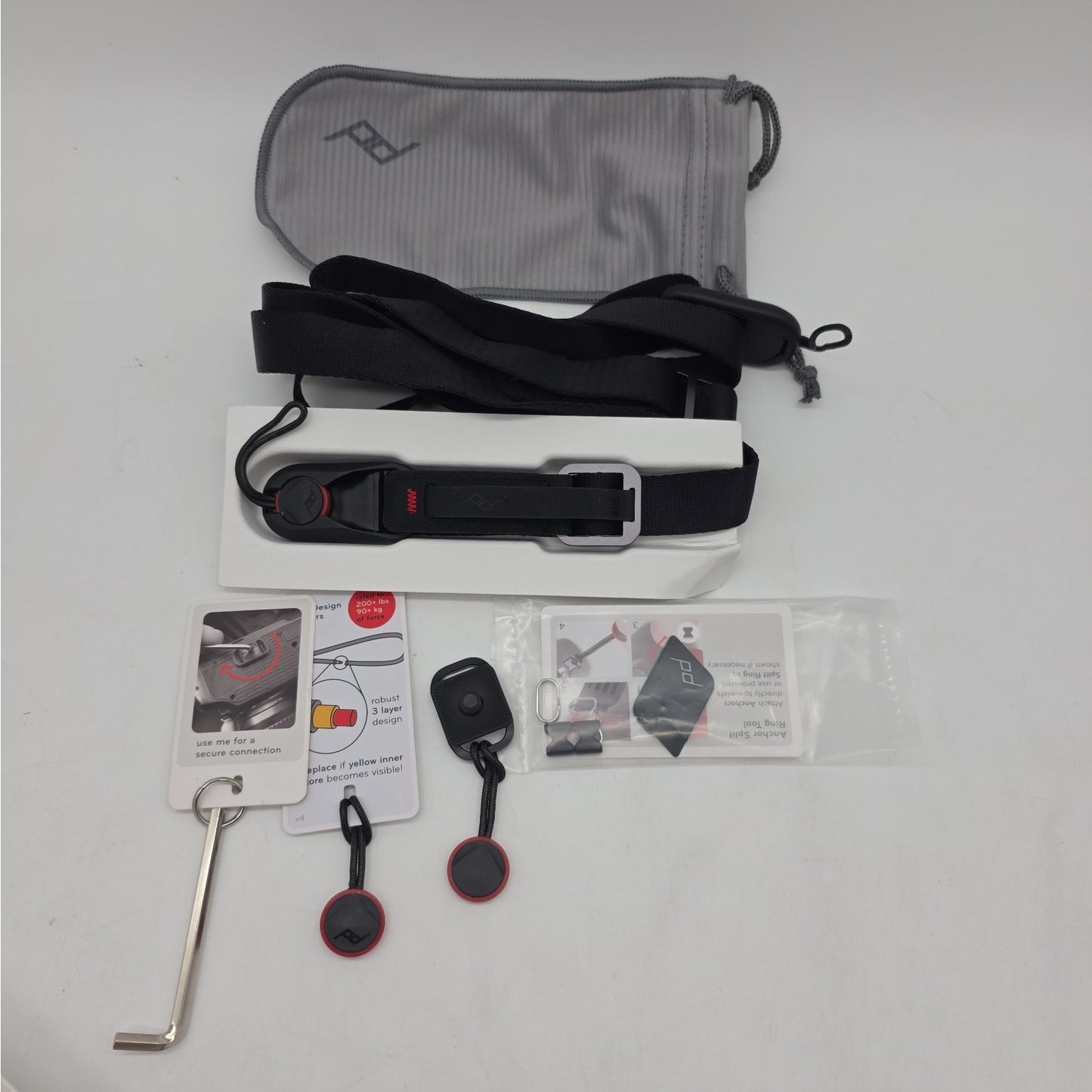 Peak Design Leash (0.7in) Camera Strap L-BL-3 (Black)