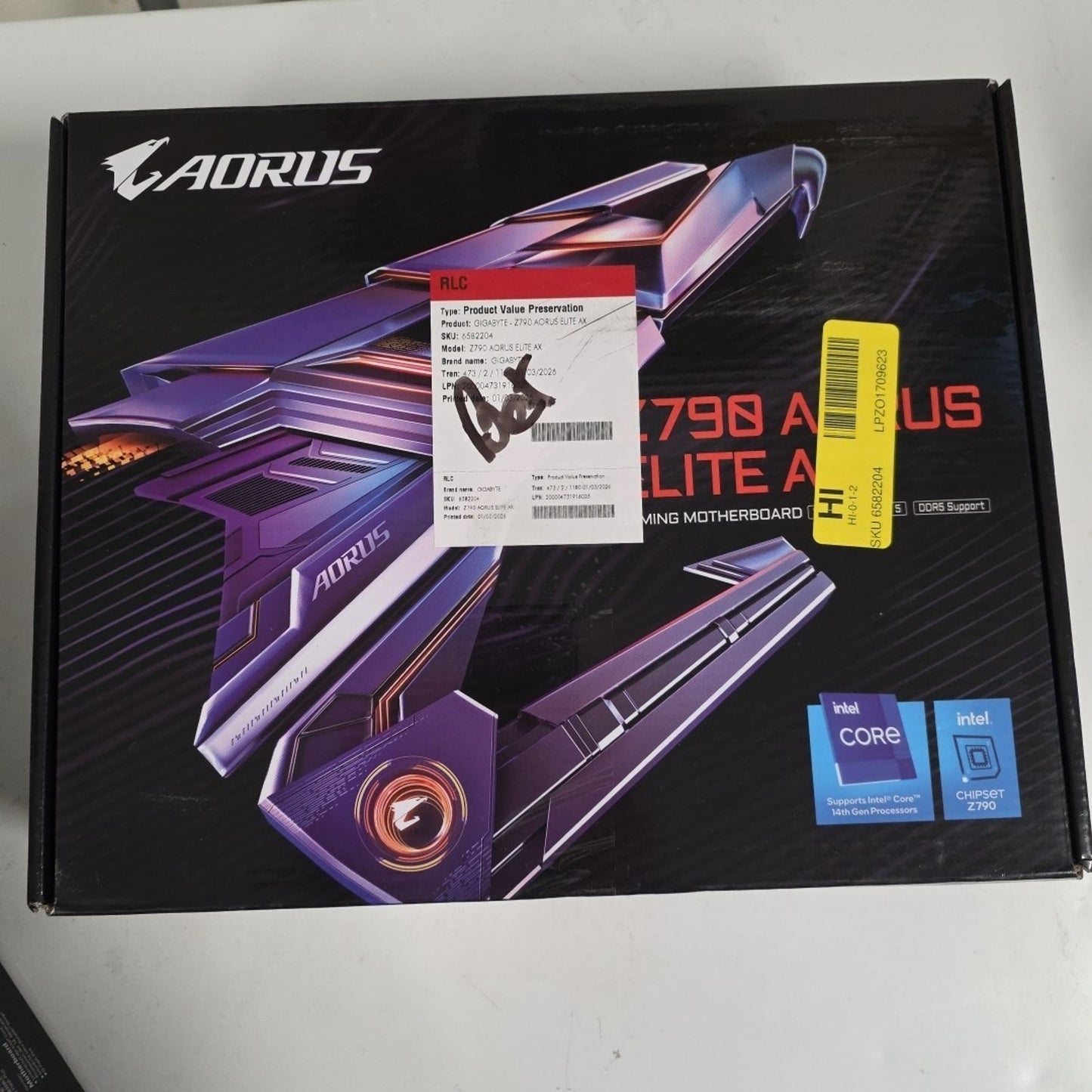 GIGABYTE Z790 AORUS Elite AX Motherboard *READ* PC1722589