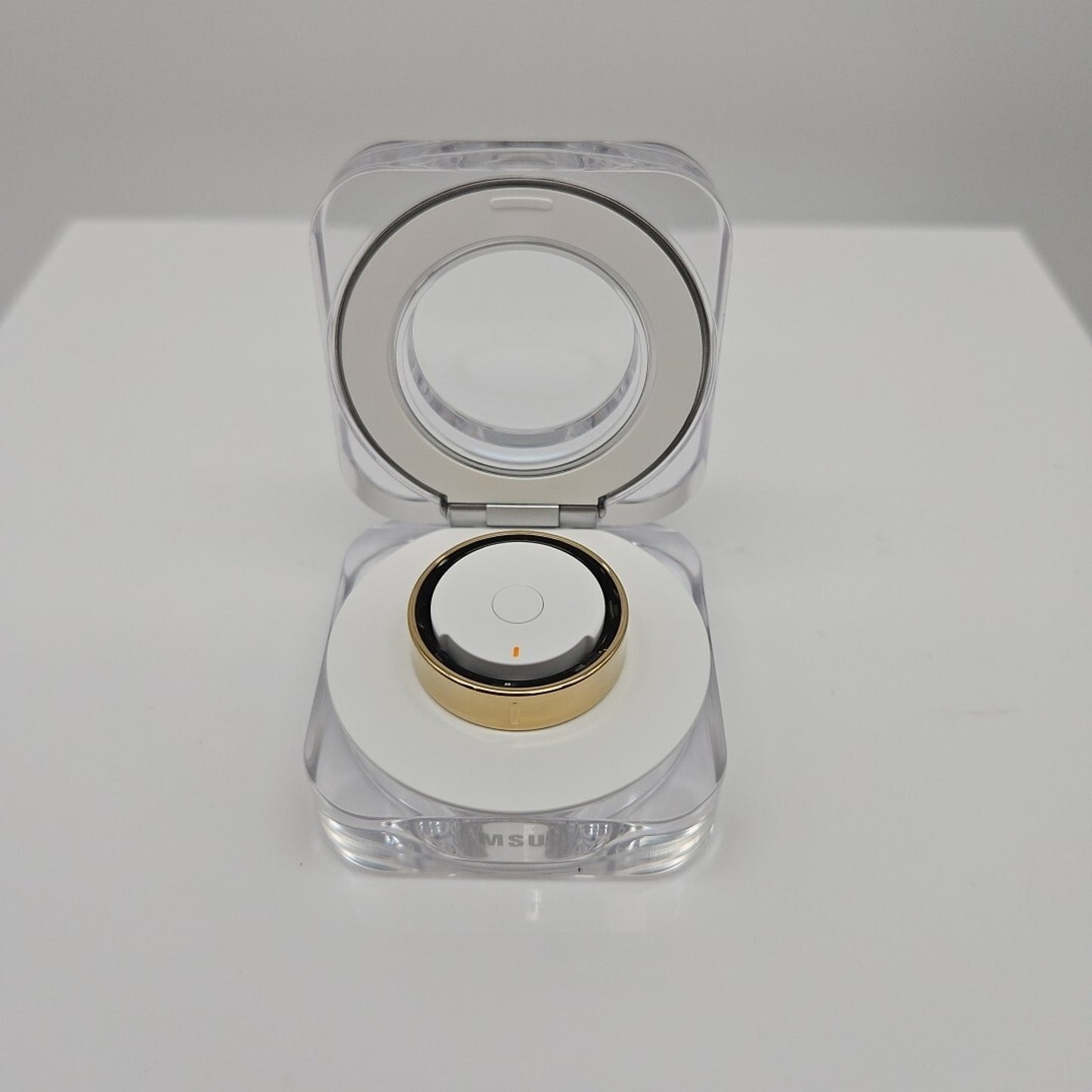 Samsung Galaxy Ring Titanium Gold SM-Q507 Smart Ring Bluetooth Size 7