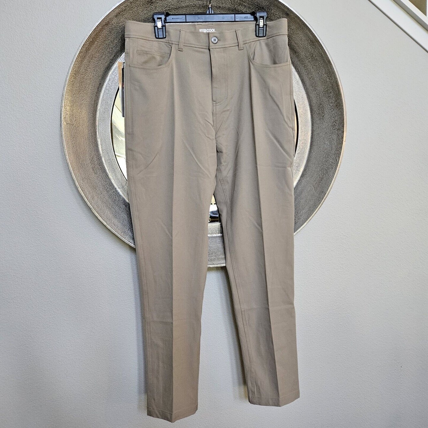 32 Degrees 5-POCKET STRETCH WOVEN PANT - DUSTY KHAKI