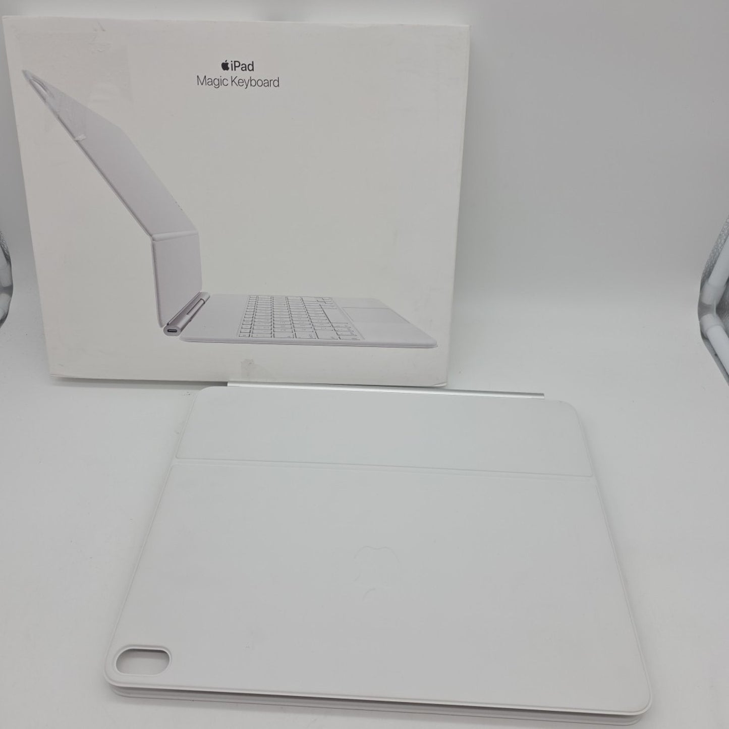 Apple iPad Pro 13" Magic Keyboard Model A3340 M3 - White- Sticker Residue