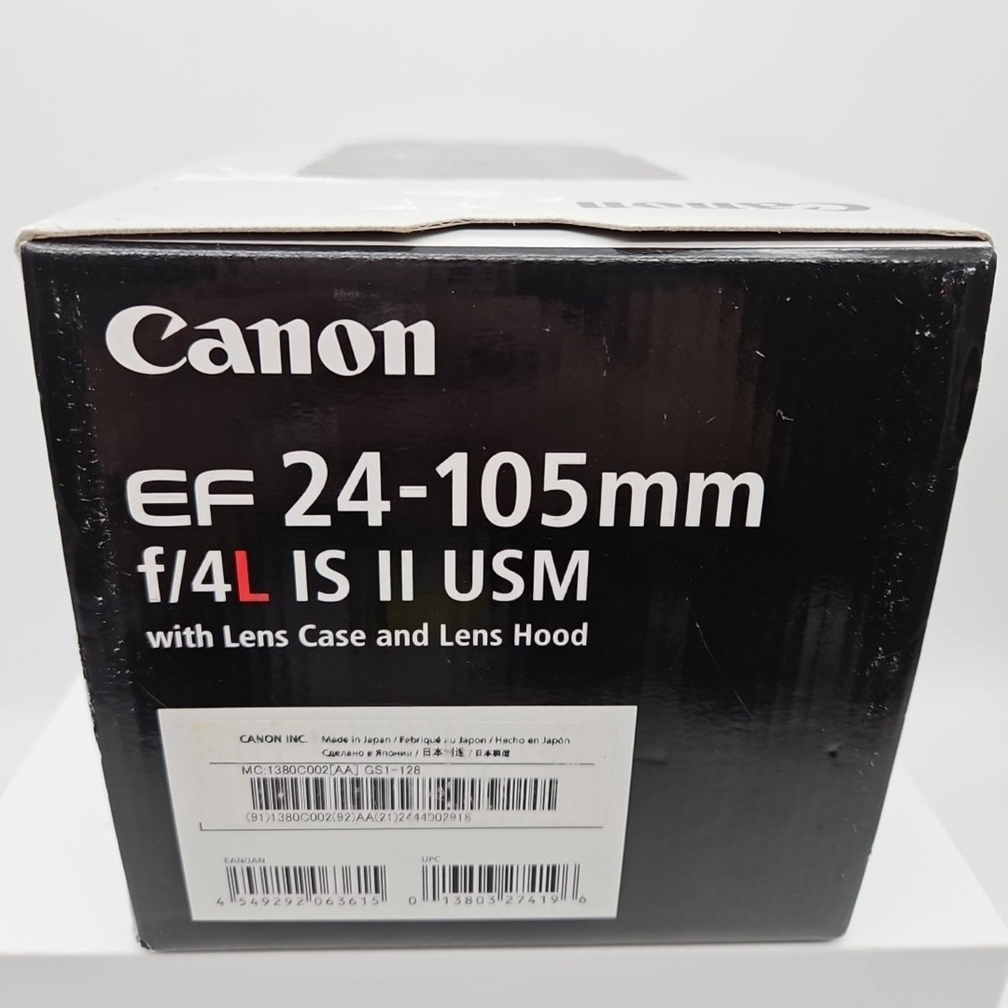 Canon EF24-105mm F4L IS II USM Zoom Lens for Canon EOS DSLR Cameras - Black