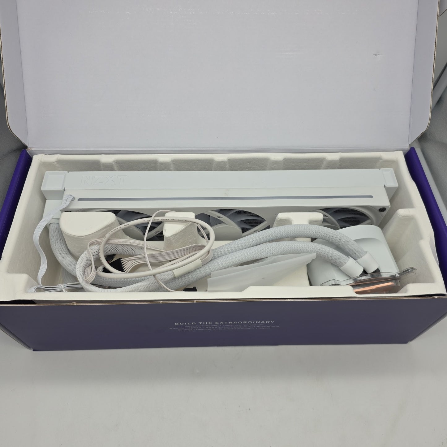 NZXT Kraken Elite 360mm 2025 RGB Liquid CPU Cooler – White USED
