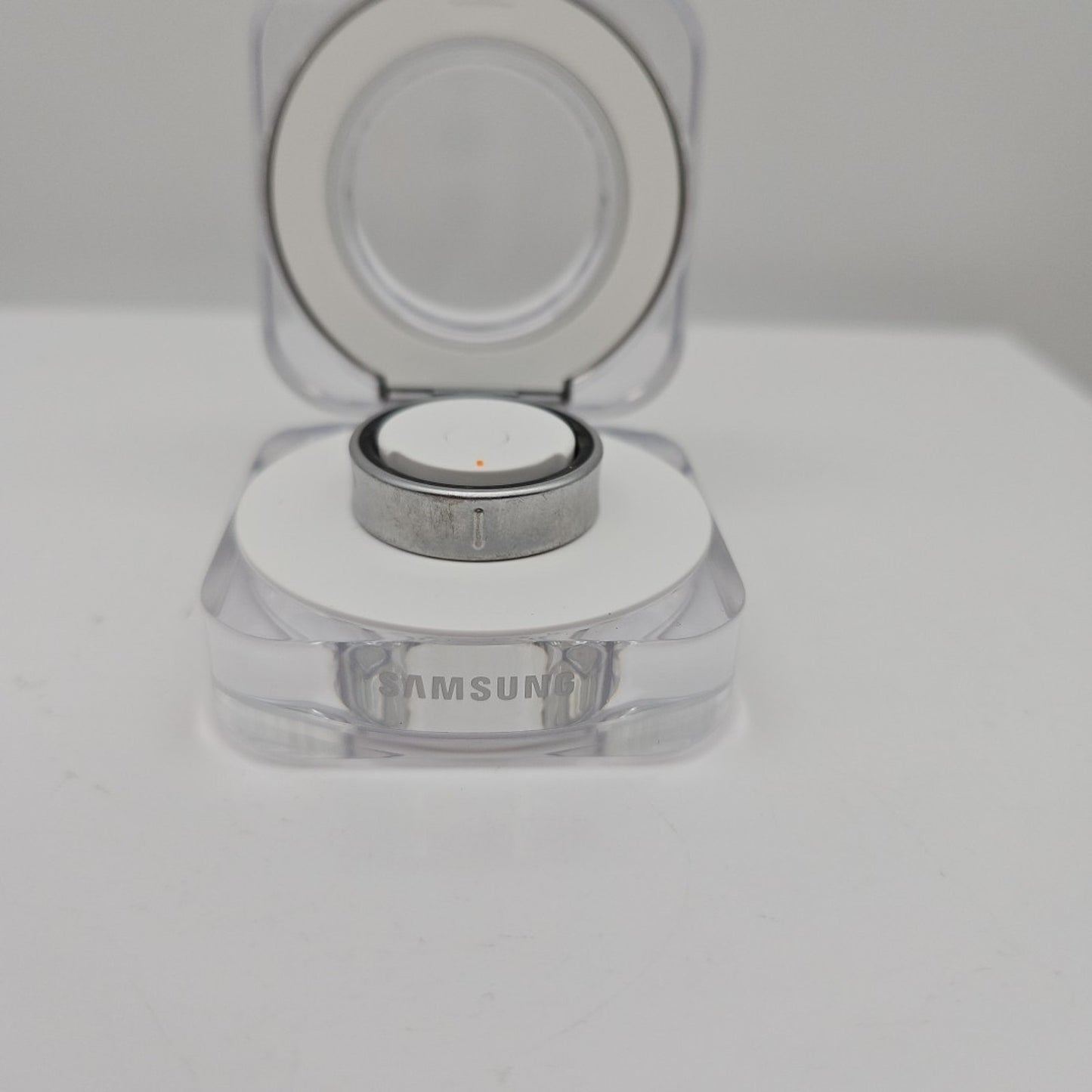 Samsung Galaxy Ring - Titanium Silver SM-Q500 AI Smart Ring Size 10 SCRATCHED