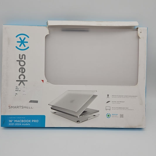 New Speck 144895-1212 Clear Smartshell Case 2021 2023 16'' MacBook Pro