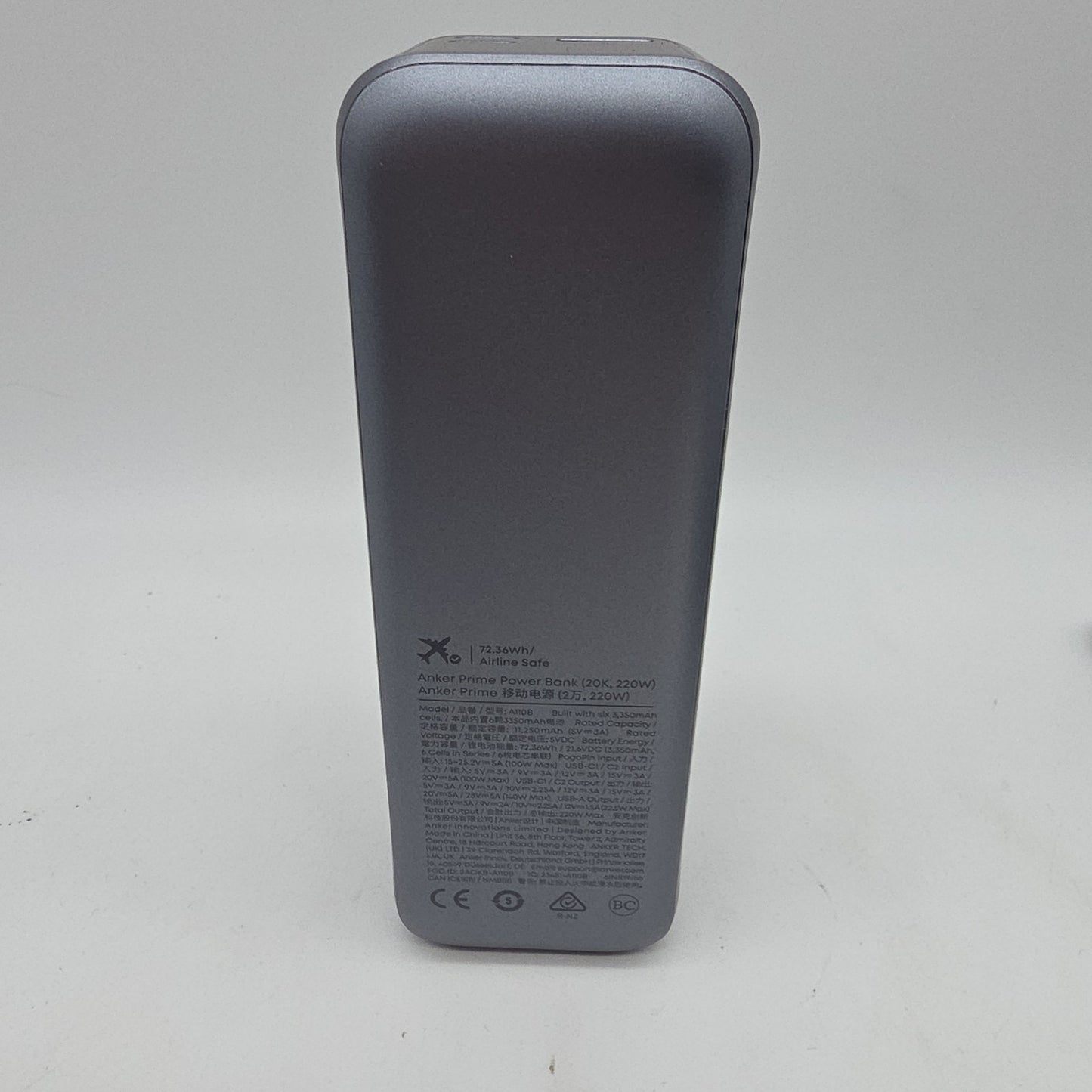 Anker - Prime Power Bank (20K, 220W) - Black