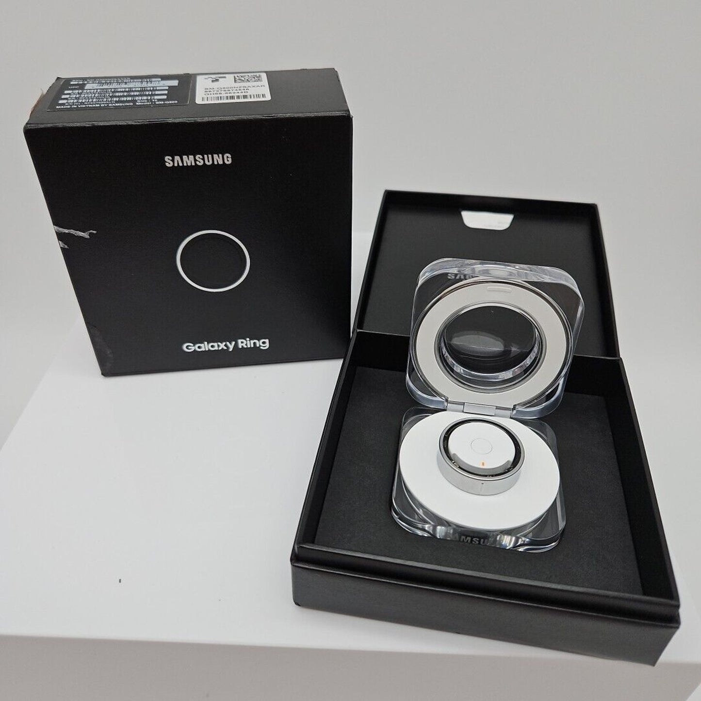 Samsung Galaxy Ring - Titanium Silver SM-Q500 AI Smart Ring Size 10