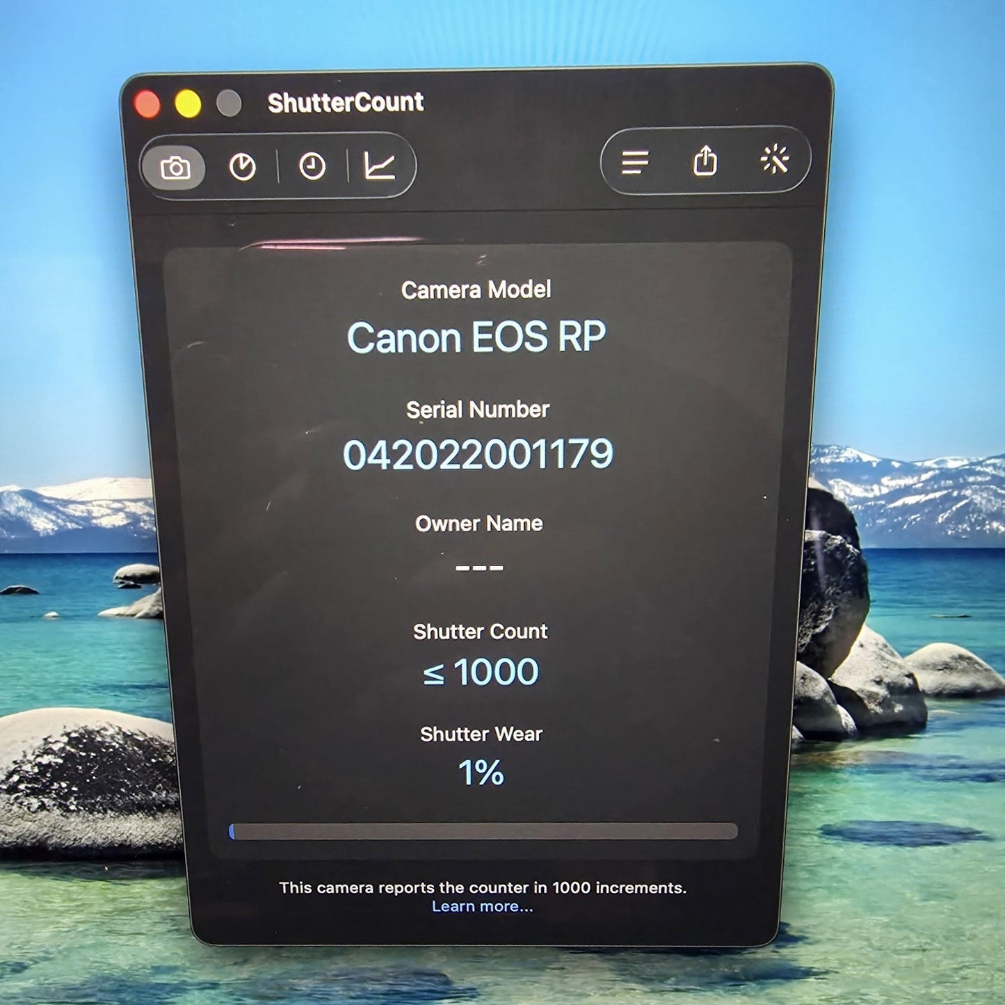 Canon EOS RP 26.2MP Mirrorless Digital Camera Body SN1179 SCREEN ISSUE