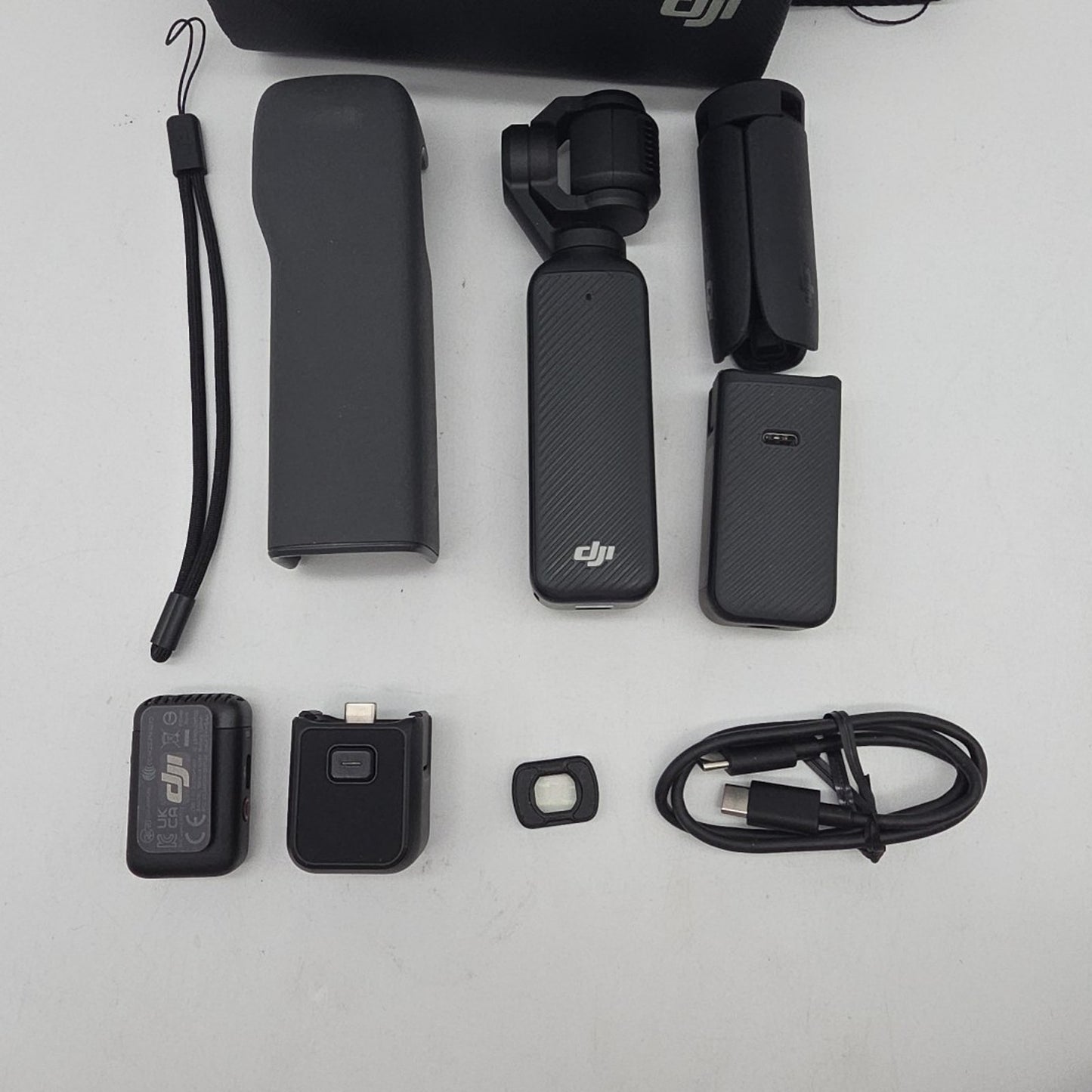 DJI Osmo Pocket 3 Creator Combo Action Camera Kit NO MIC MAGNET- WINDSCREEN