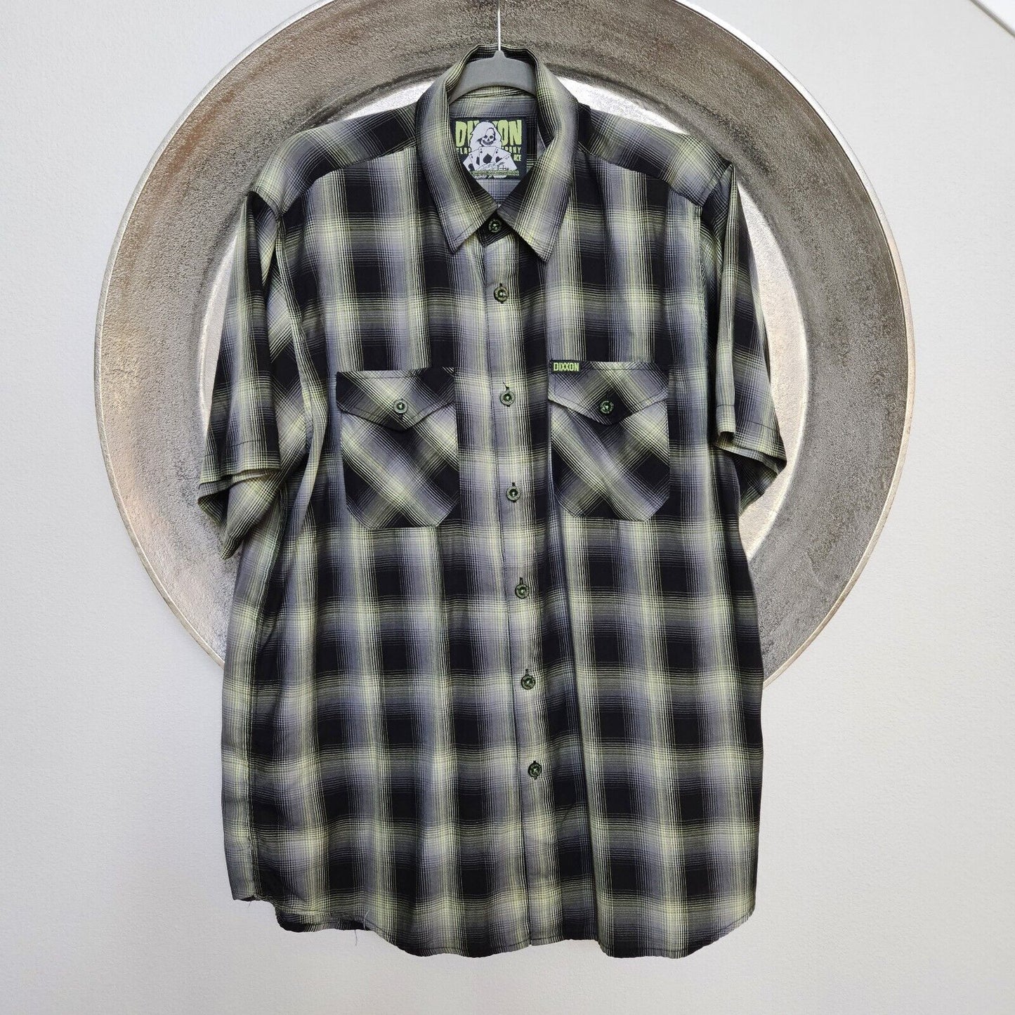 Dixxon Flannel Company The Ace Short Sleeve Party Shirt Size Large