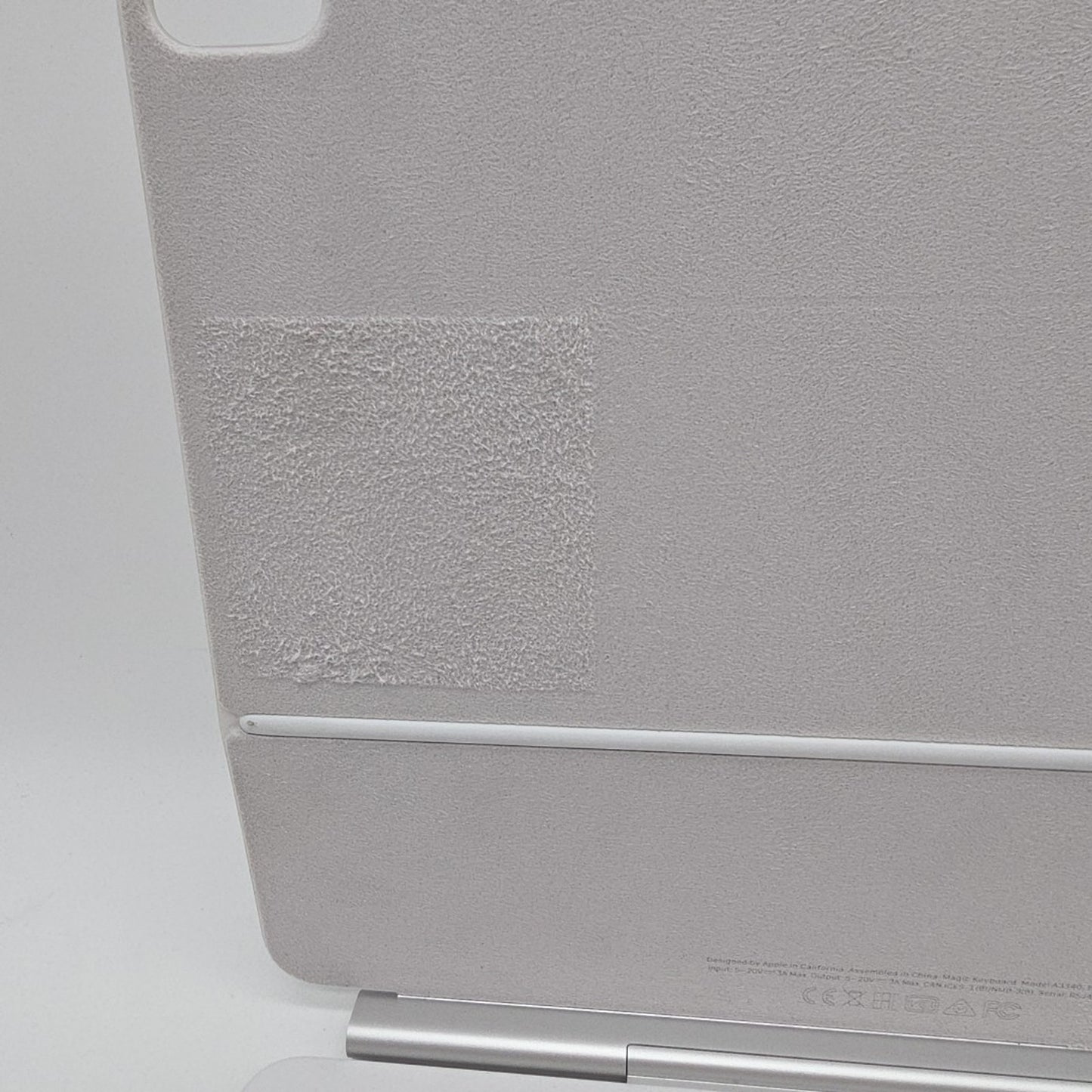 Apple iPad Pro 13" Magic Keyboard Model A3340 M3 - White- Sticker Residue