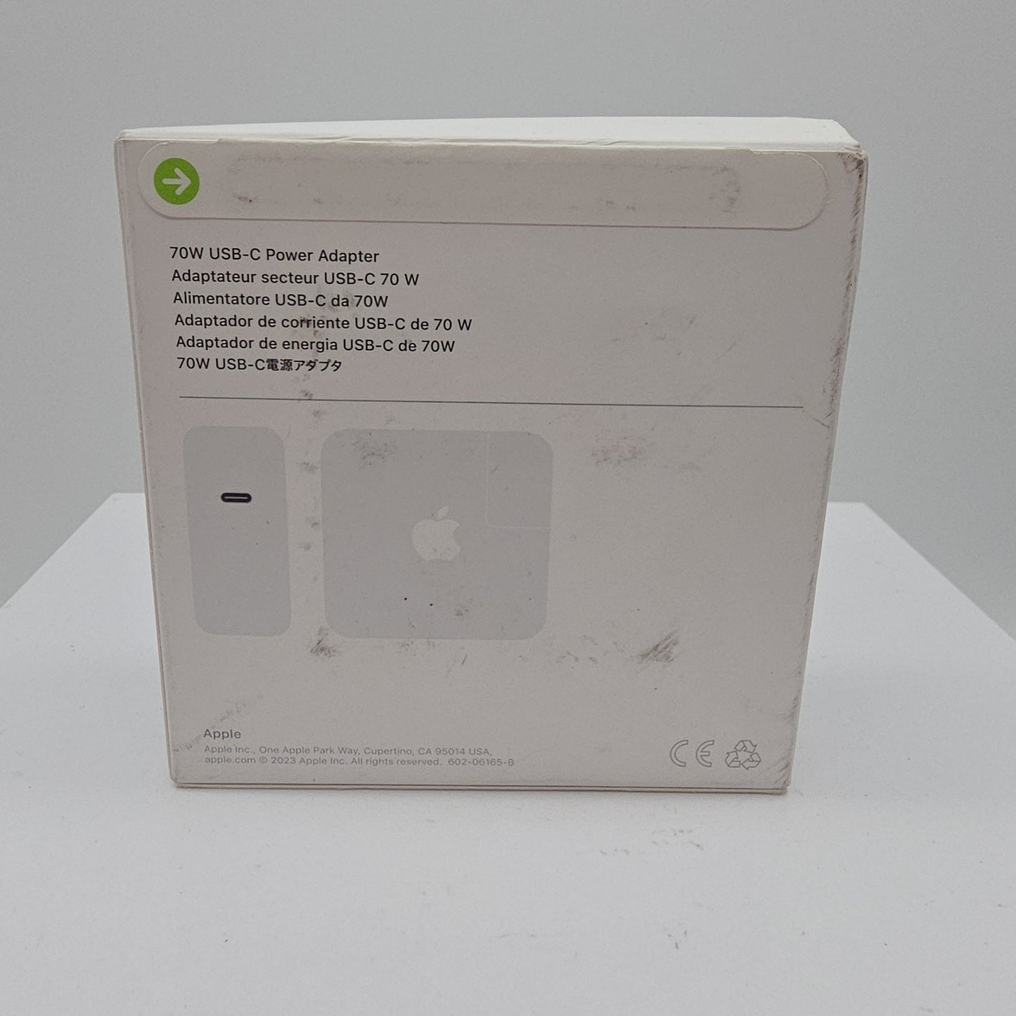 Genuine Apple USB-C 70W Power Adapter Charger For MacBooks - MQLN3ZM/A A2743
