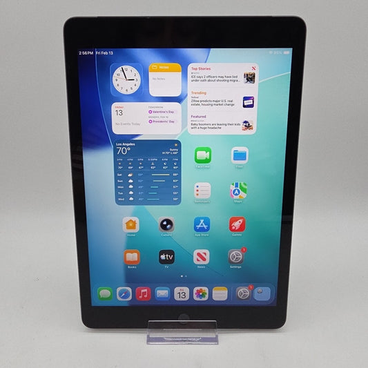 Apple iPad 10.2″ 9th Gen 256GB Wi-Fi + Cellular Unlocked Space Gray A2603 44GN