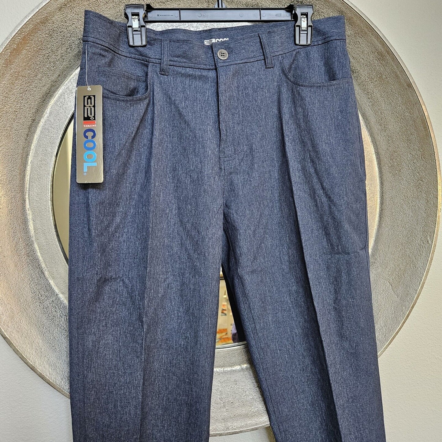 32 Degrees 5-POCKET STRETCH WOVEN PANT - INDIGO DENIM MELANGE