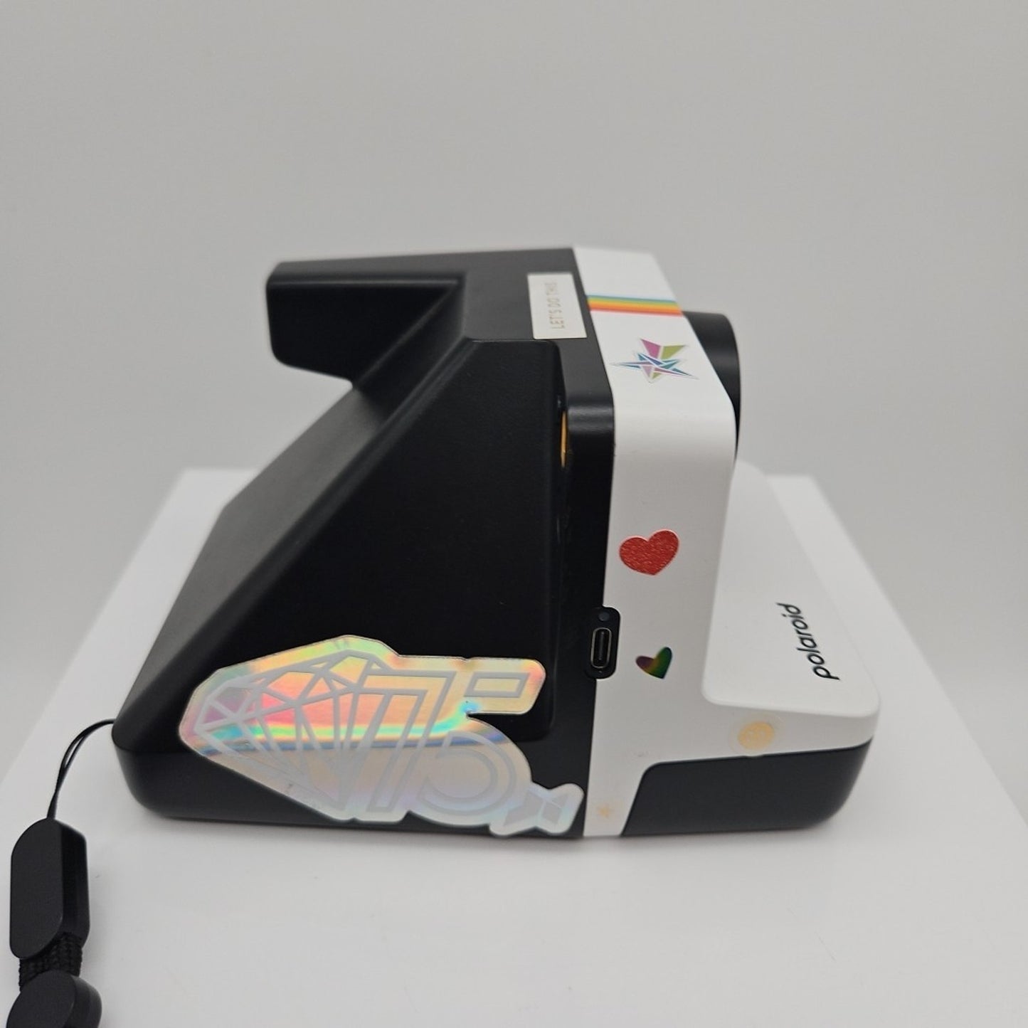 Polaroid Now i-Type Instant Camera - Black & White CUSTOM STICKERS