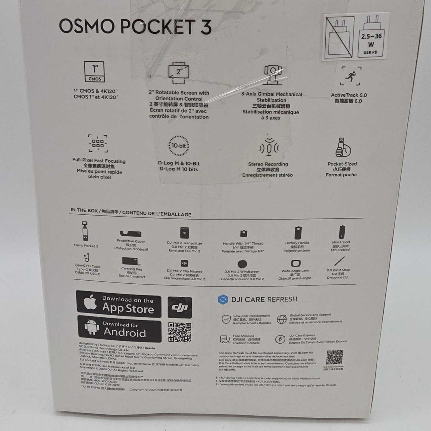 DJI Osmo Pocket 3 Creator Combo Action Camera Kit COMPLETE