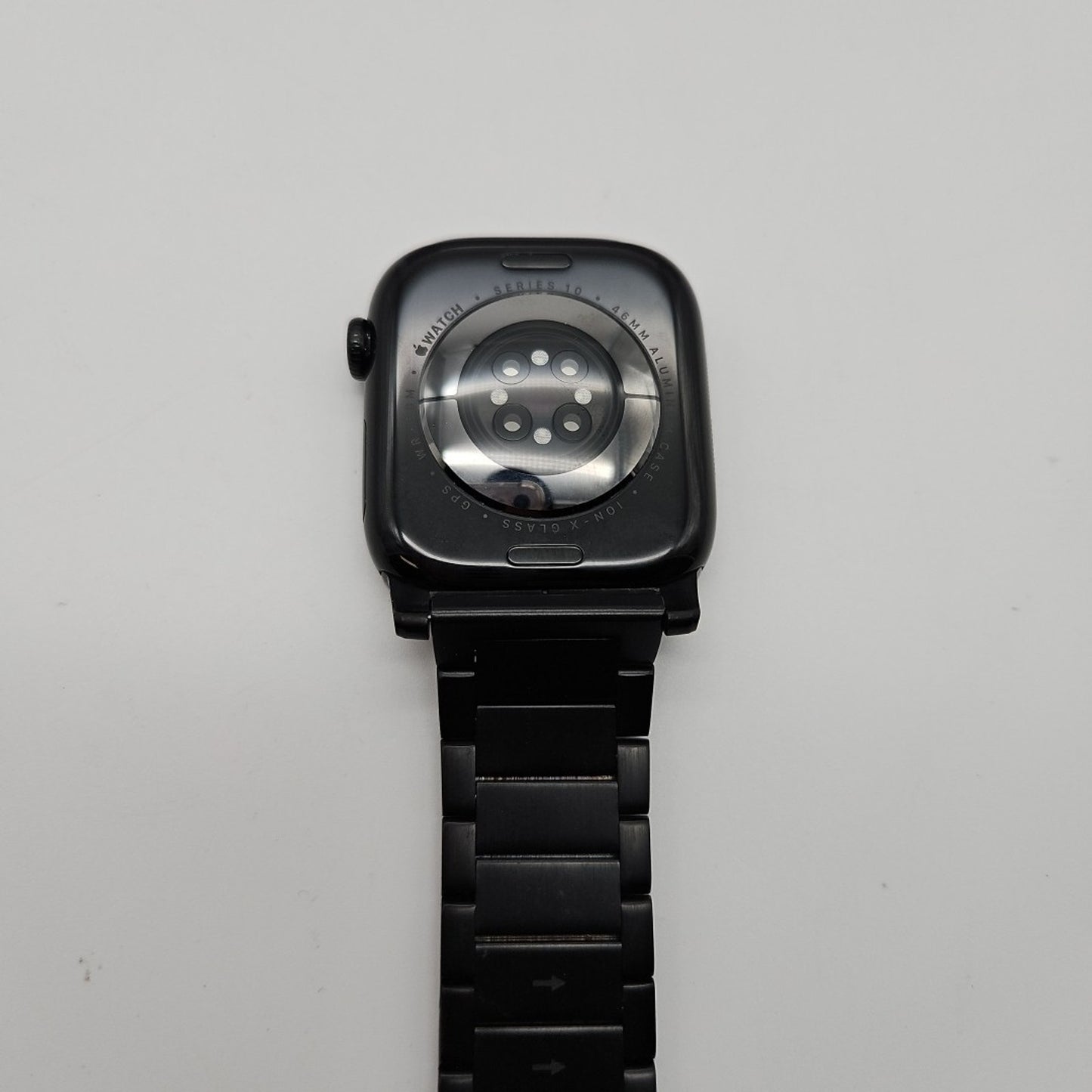 GPS Only Apple Watch Series 10 46MM Aluminum A2999 Nomad Stainless Steel Band