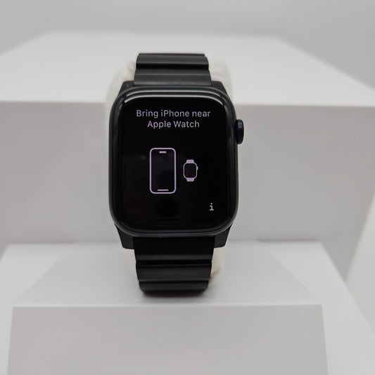 Apple Watch Series 9 GPS + LTE Cellular 45mm Watch Stainless Steel Band A2984