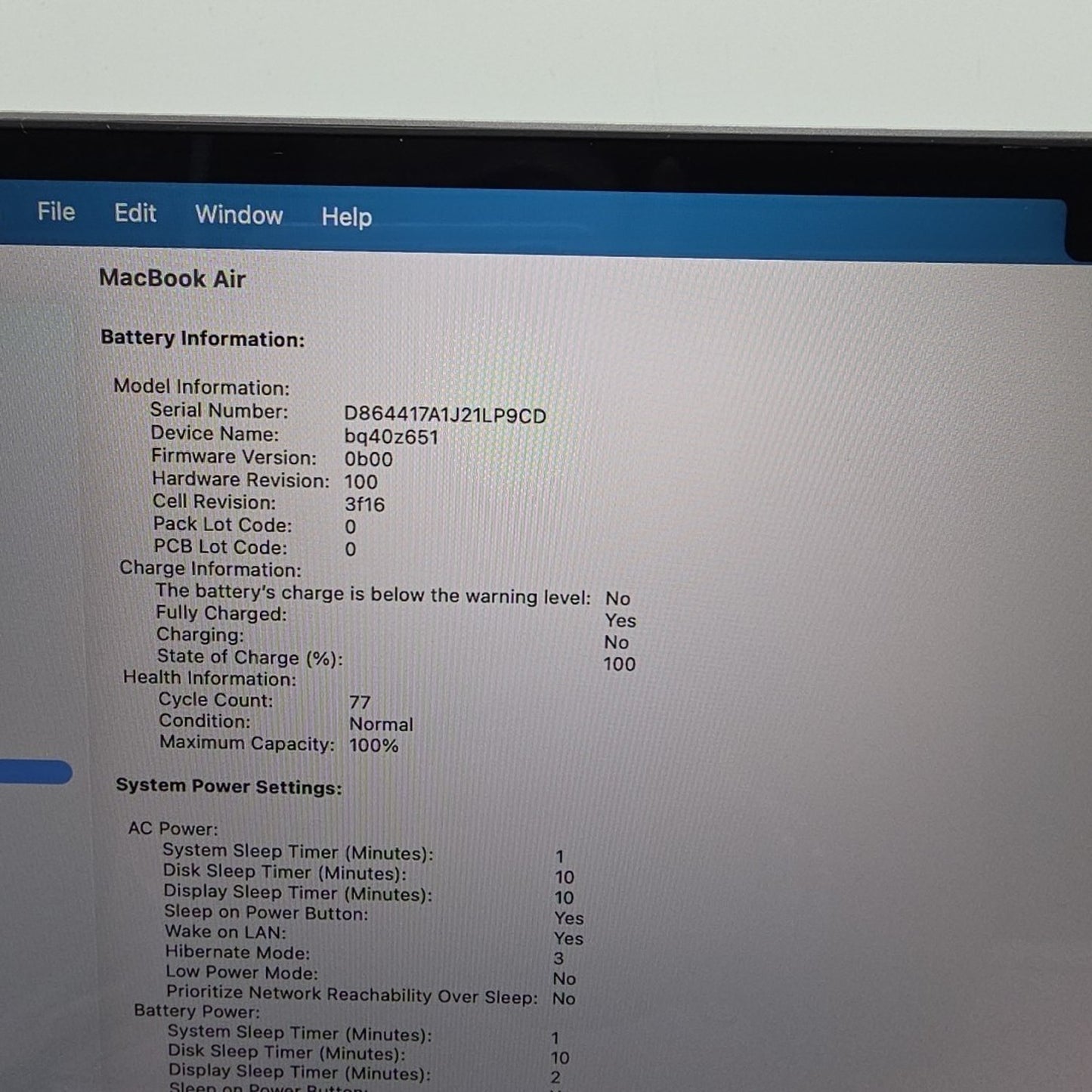 2023 Apple MacBook Air 15" M3 10 Core 16GB RAM 512GB SSD A3114 MXD13LL/A L203