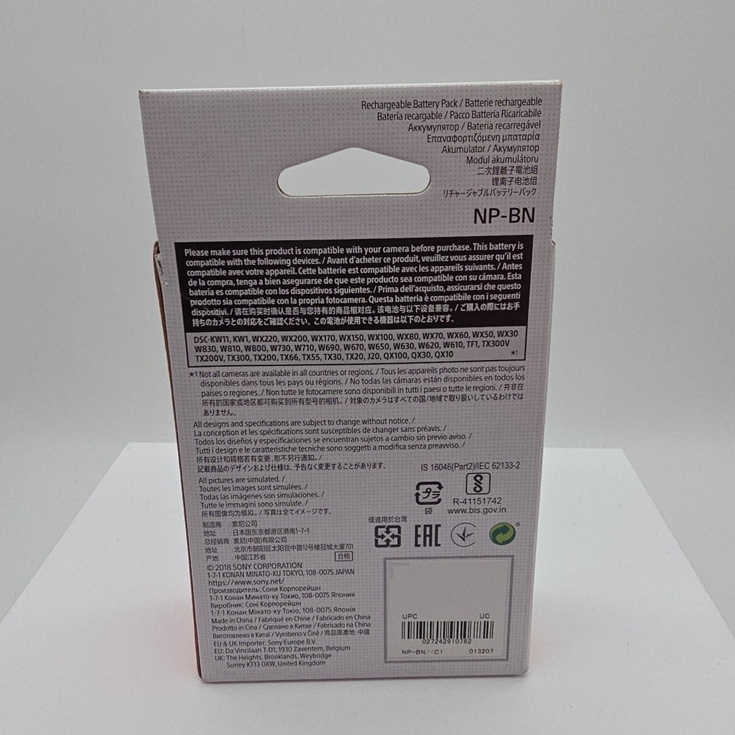 Sony NP-BN Lithium-Ion Battery Rechargeable battery