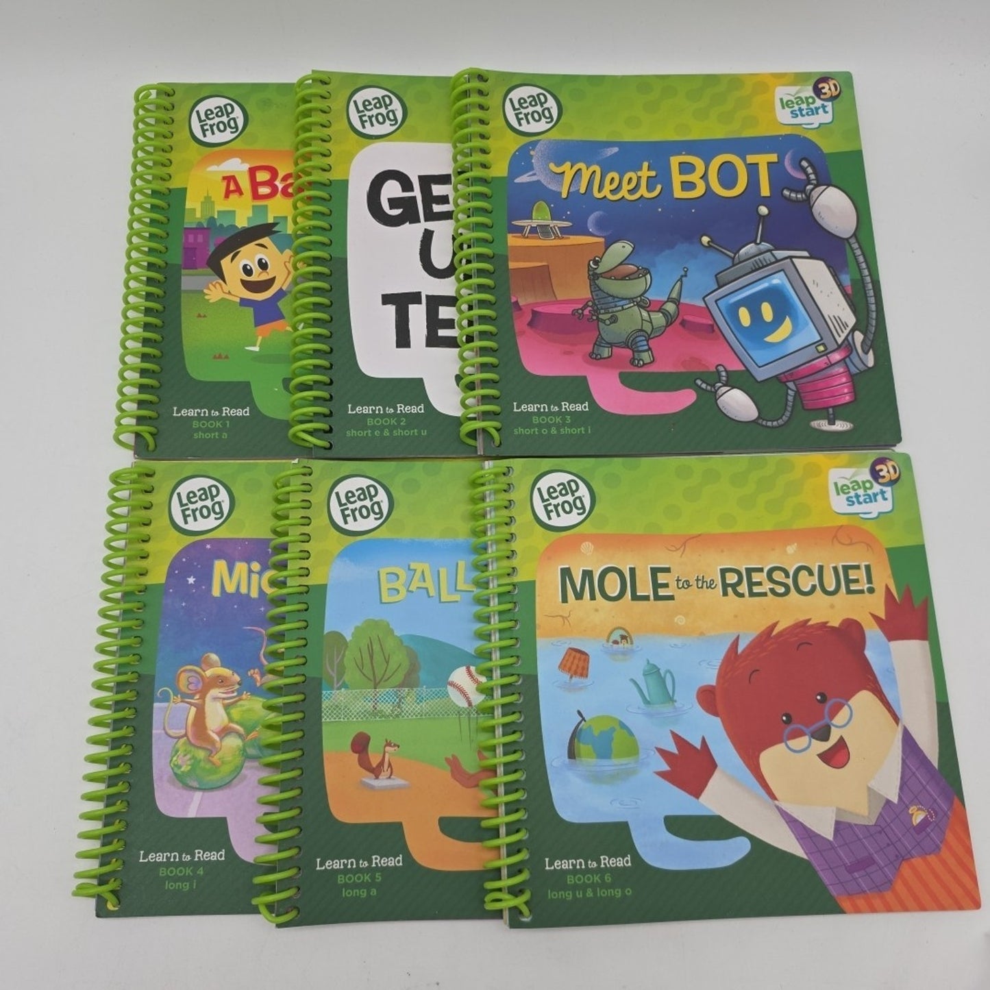 LeapFrog Leap Start 3D Books Set - Learn To Read Set Of 6