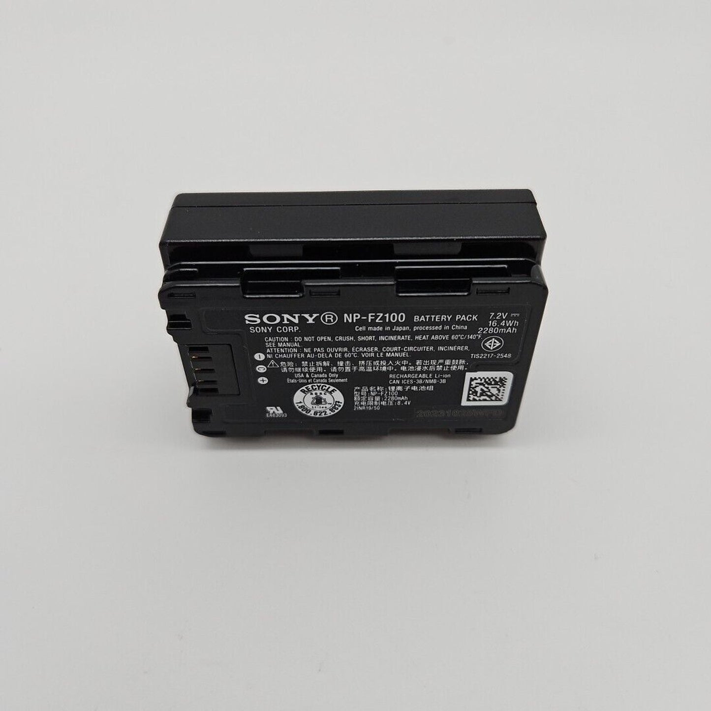 Genuine Sony - NP-FZ100 Rechargeable Lithium-ion Replacement Battery