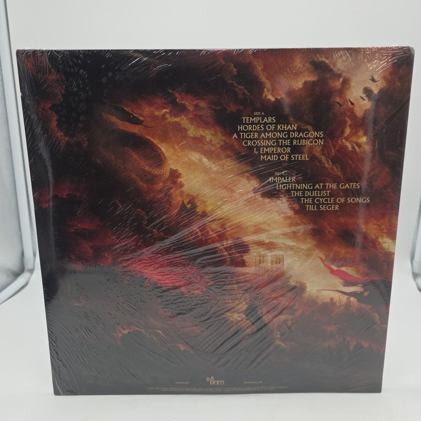 Sabaton Legends SUNBURST 180gm Vinyl IN HAND