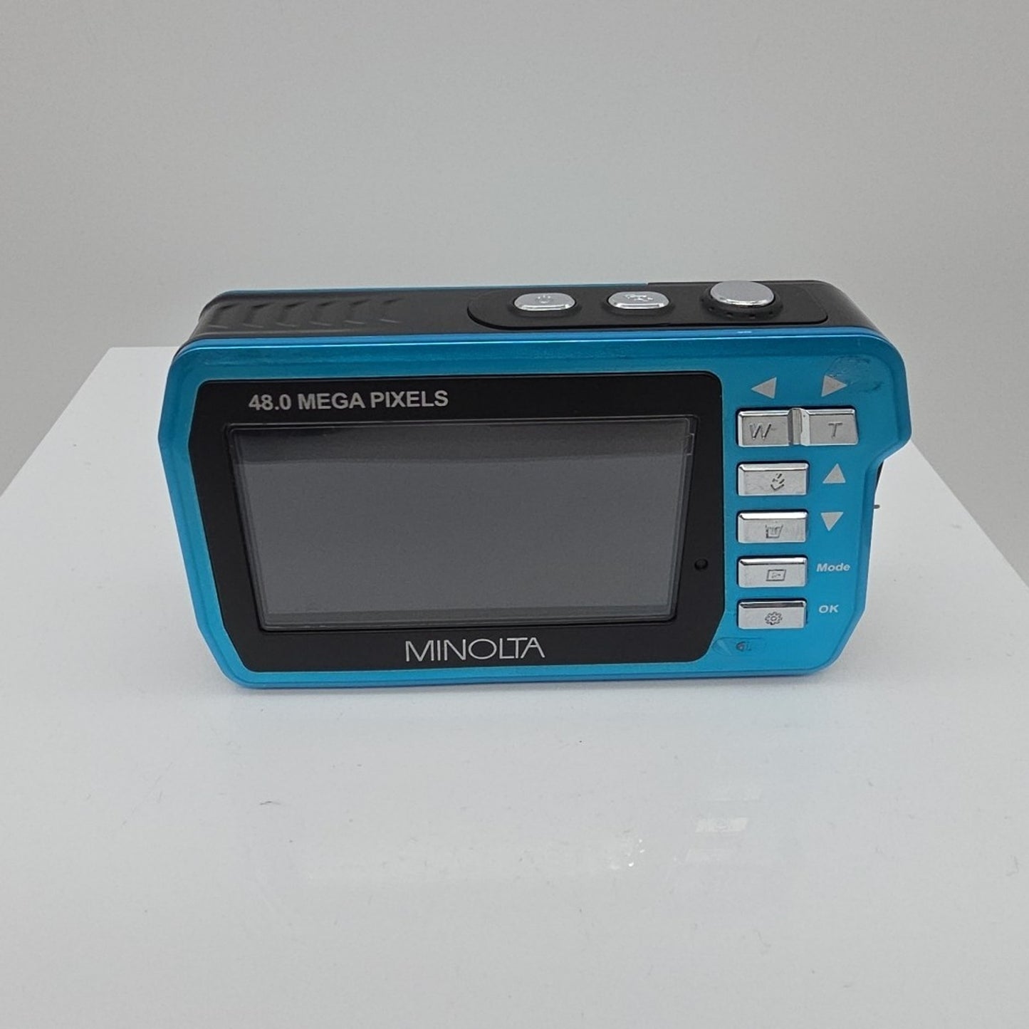 Minolta MN40WP 48MP QHD Dual LCD Screen Waterproof Digital Camera Blue