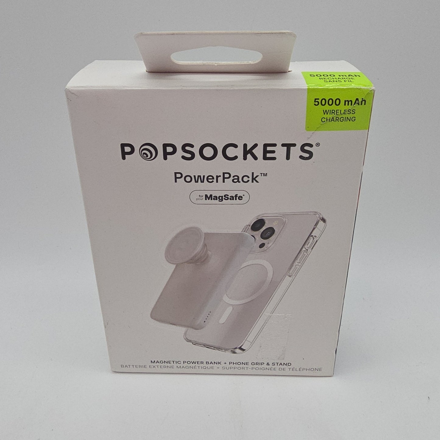 PopSockets 5000mAk PowerPack - White