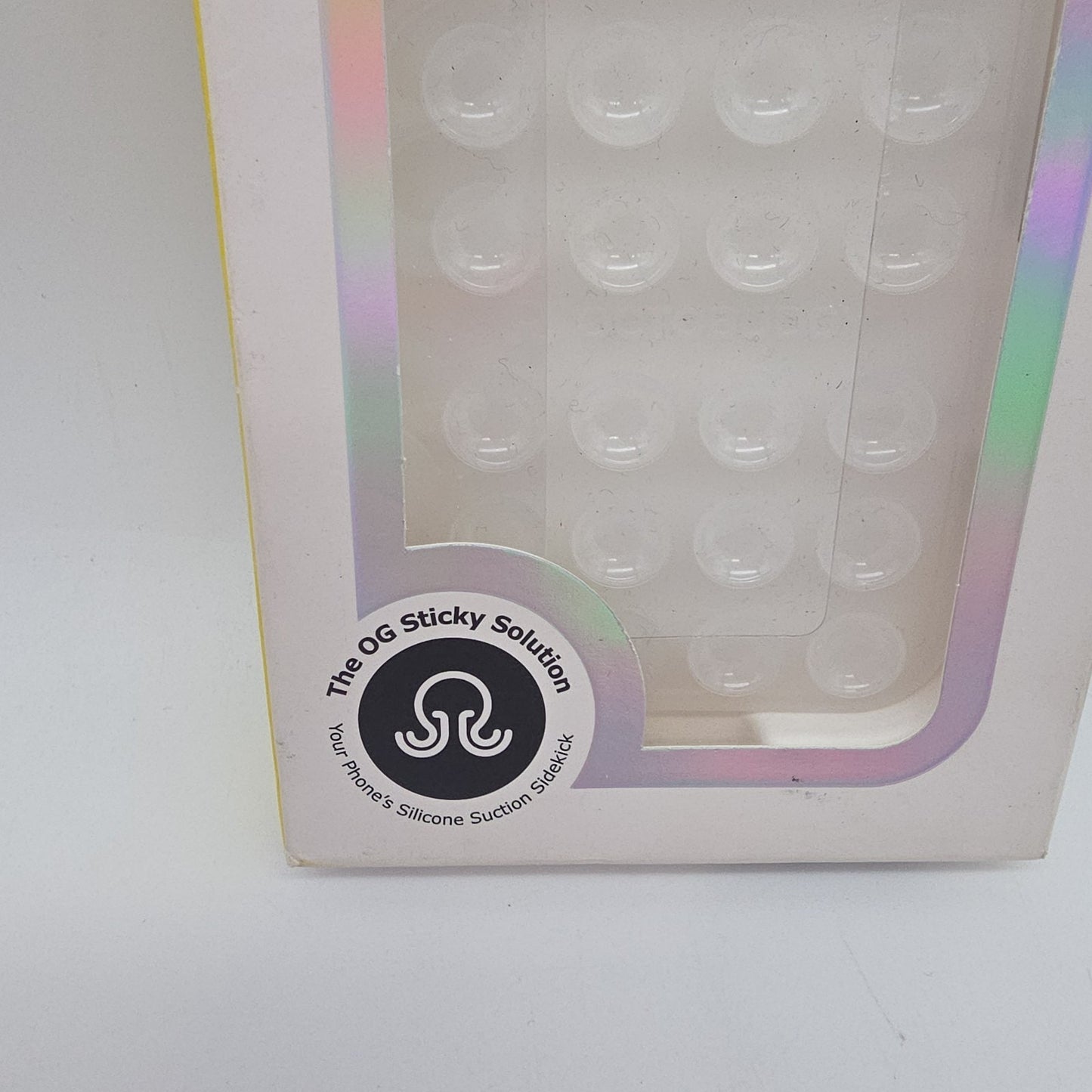 Octobuddy - Silicone Suction Cup Phone Case Mount Double-Sided - Transparent