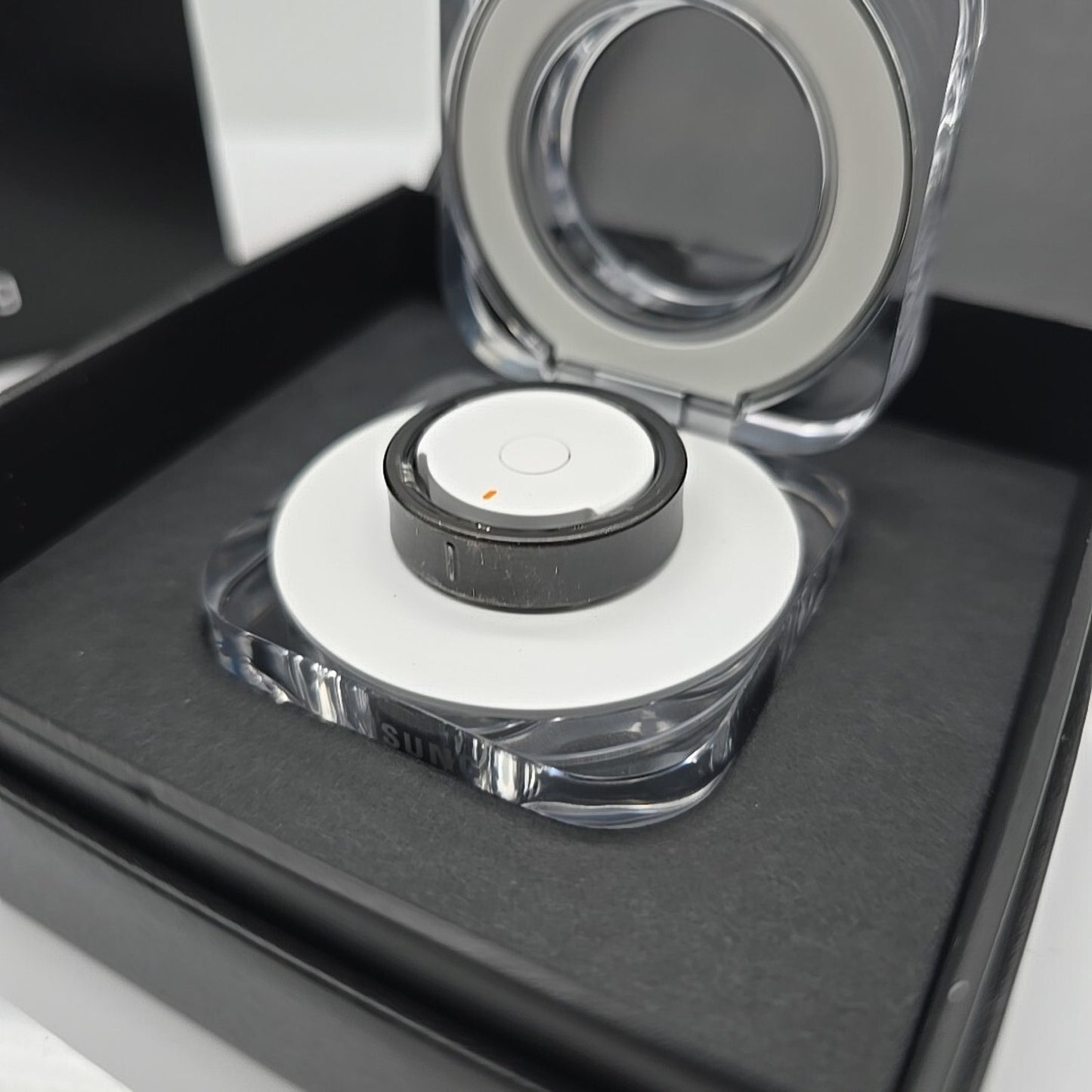 Samsung Galaxy Ring Titanium Black SM-Q502 Smart Ring Bluetooth Size 12