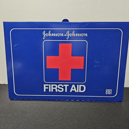 Vintage Johnson & Johnson First Aid Kit 8161