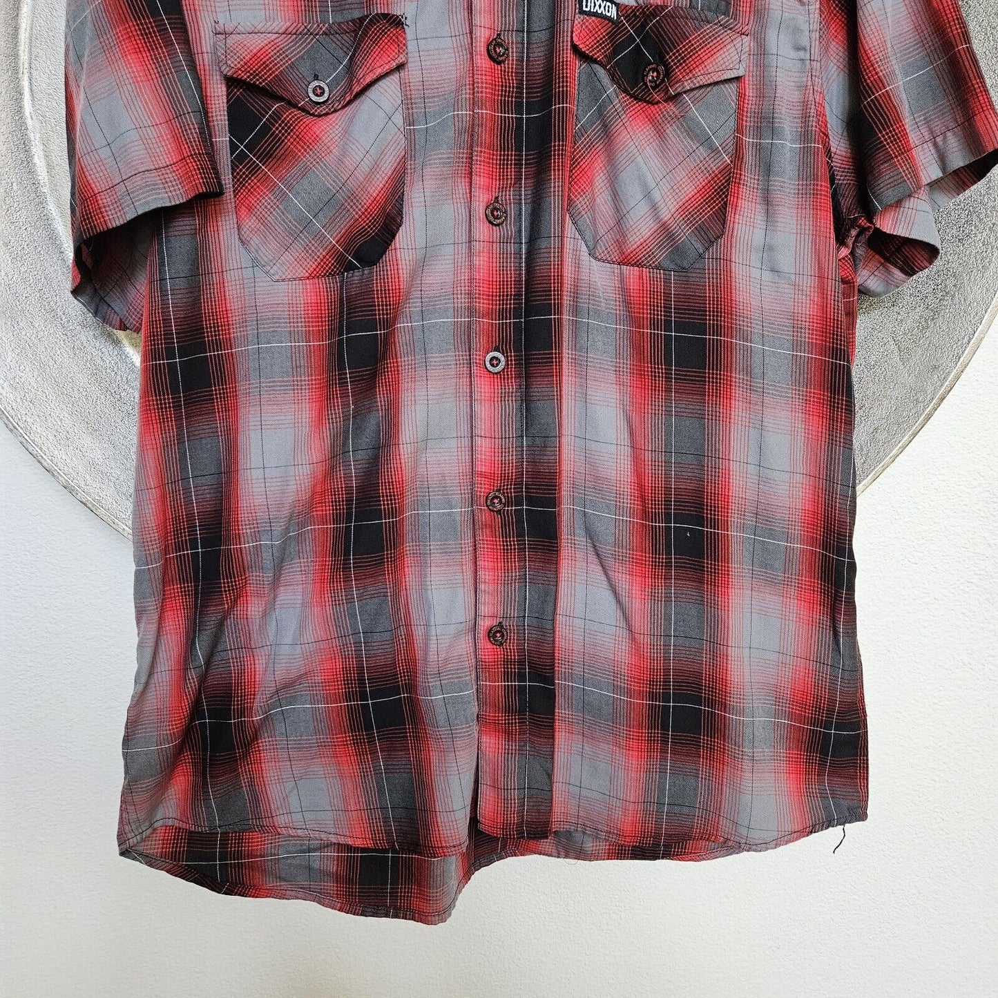 Dixxon Flannel Company The Anderson Short Sleeve Party Shirt Size Large