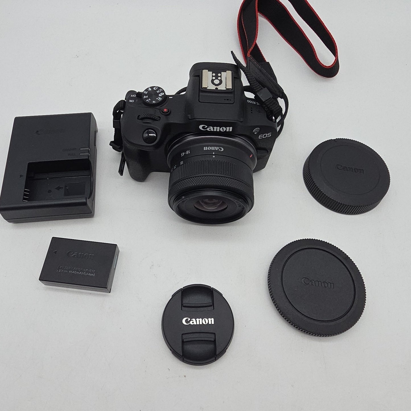 Canon EOS R100 24.1MP Mirrorless Camera w/ RF-S 18-45mm f/4.5-6.3 IS STM Lens
