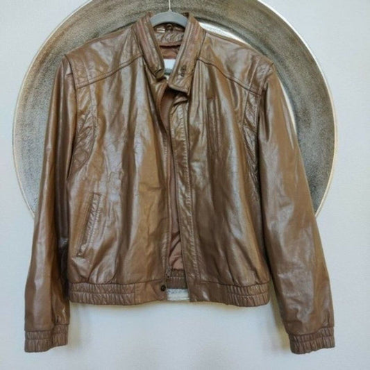 Vintage Wilson's Leather Bomber Jacket Size 44