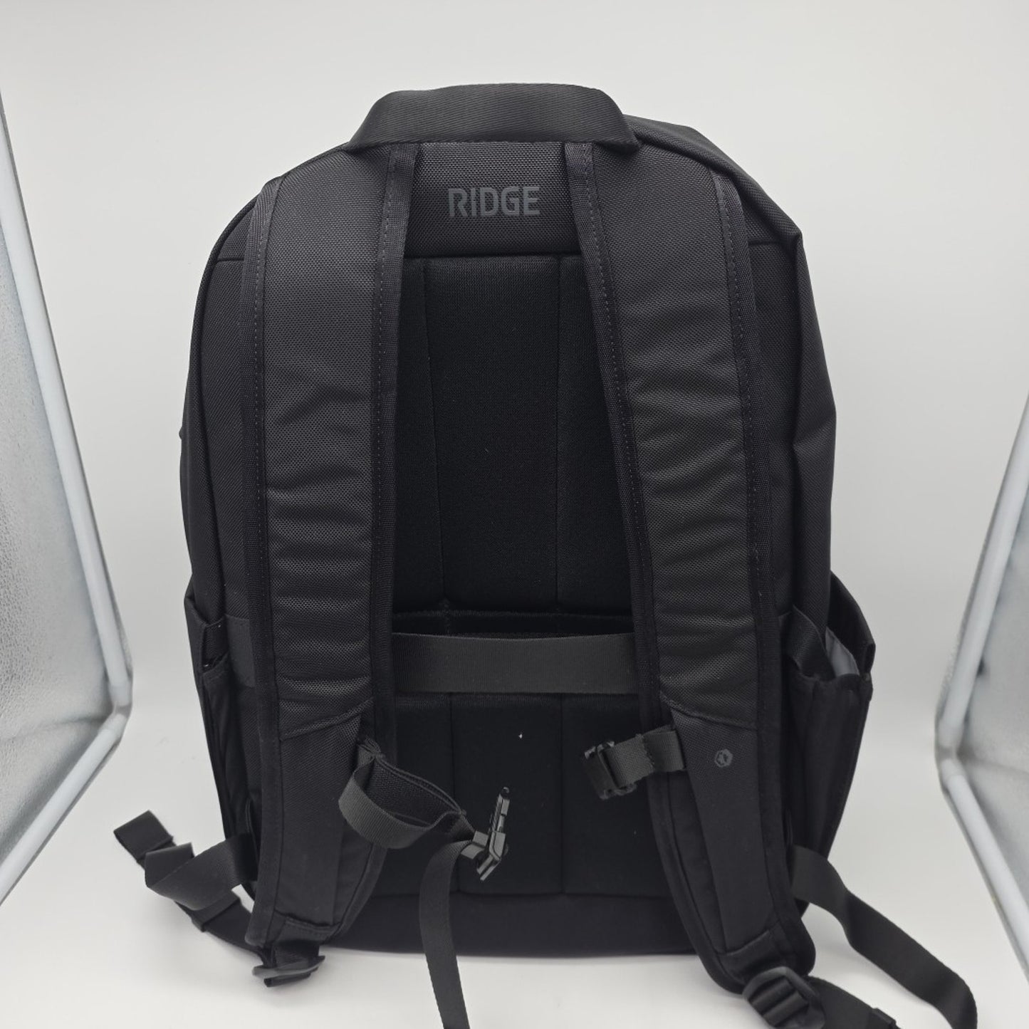The Ridge Commuter Backpack Black Waterproof RFID Laptop Sleeve Unisex