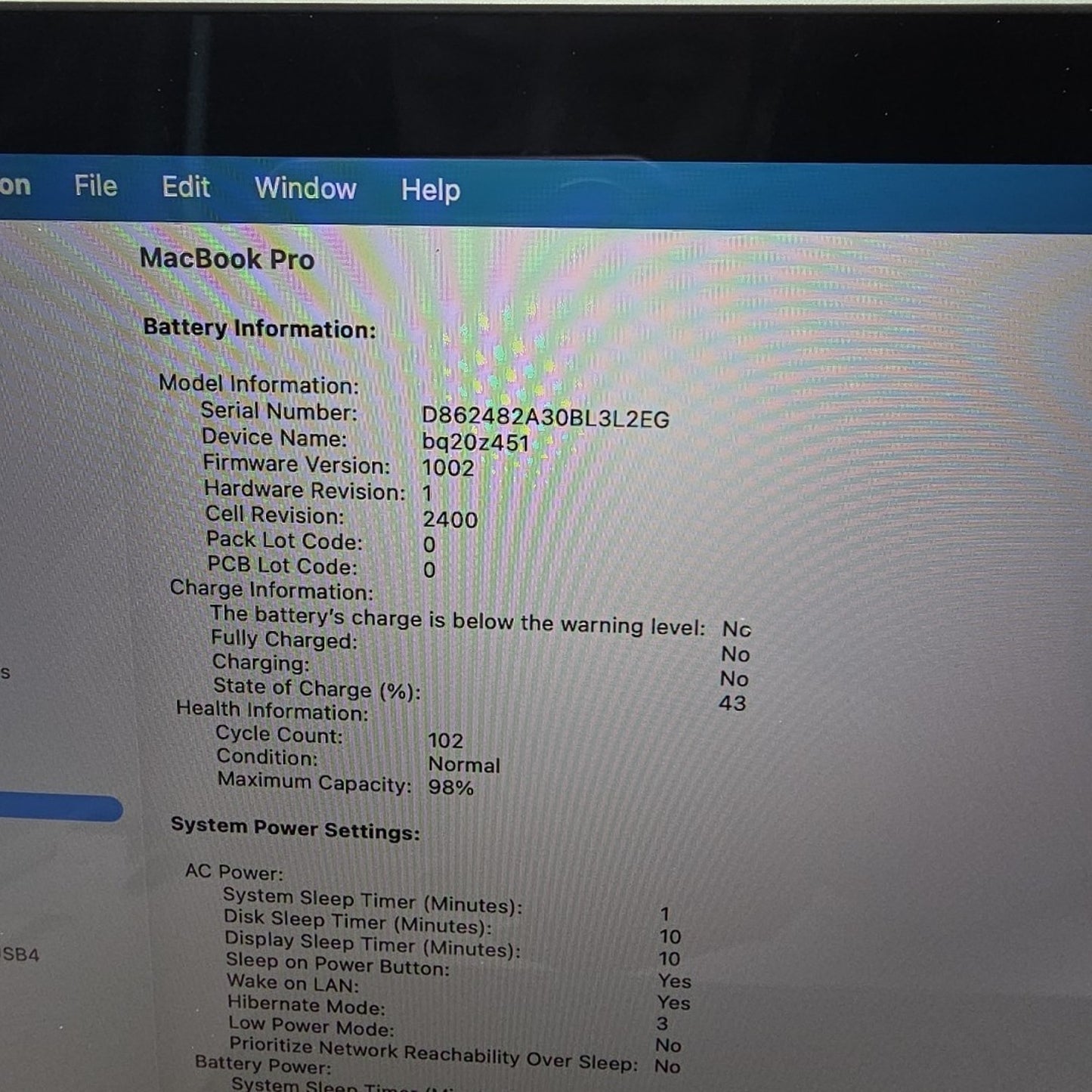 2022 Apple MacBook Pro 13.3" M2 8C 10CGPU 8GB 256GB MNEP3LL/A Silver A2338 L182