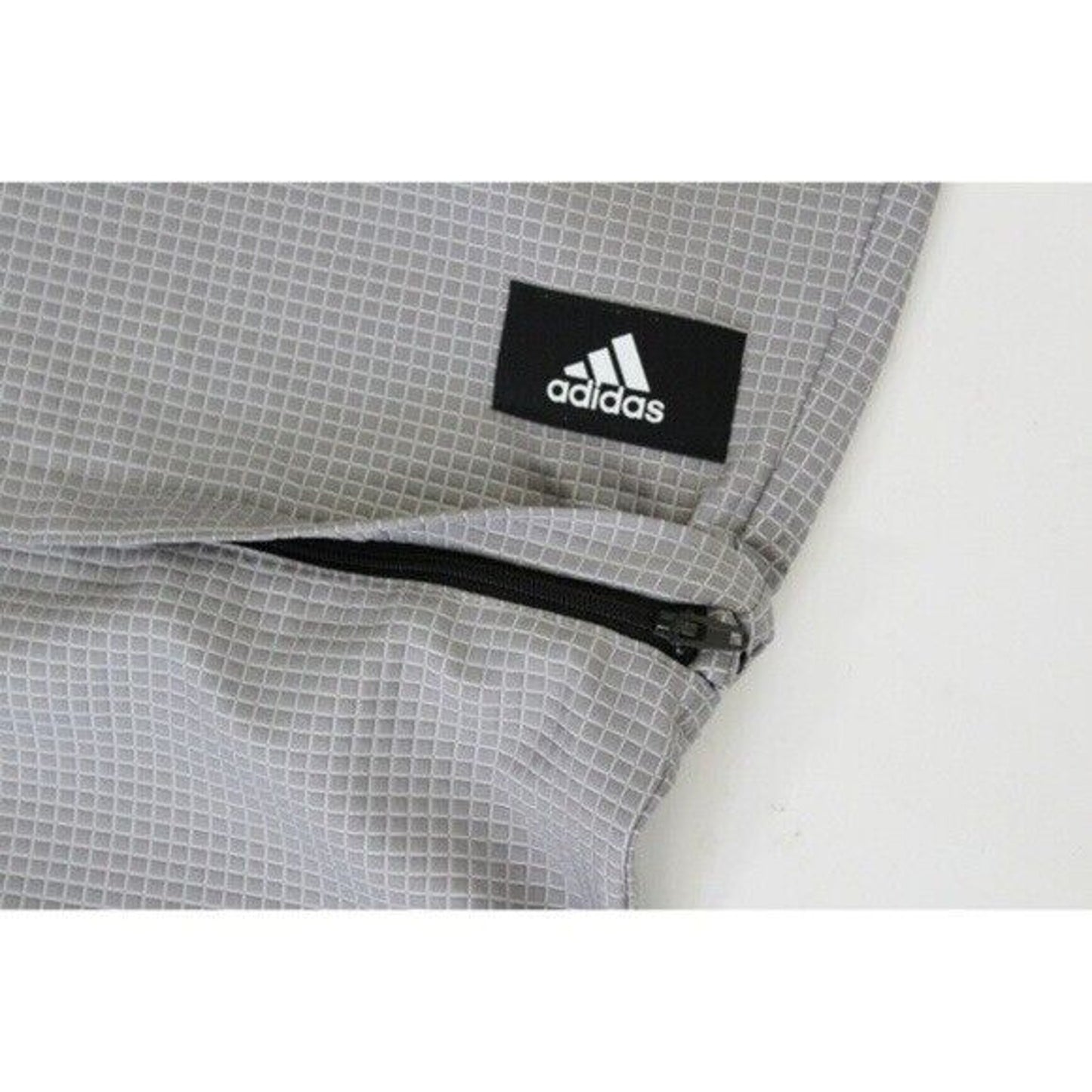 Adidas Bubble Pant Gray White Window Pane Size Medium