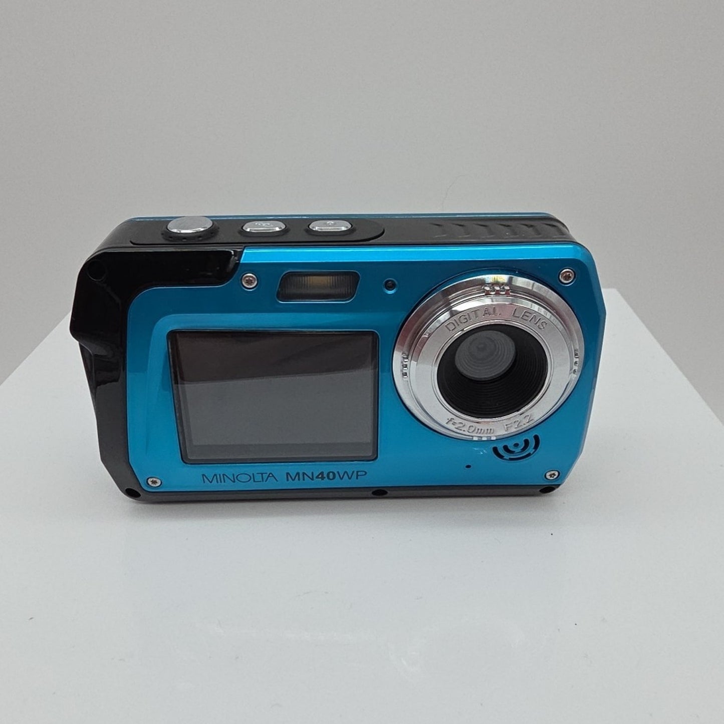 Minolta MN40WP 48MP QHD Dual LCD Screen Waterproof Digital Camera Blue