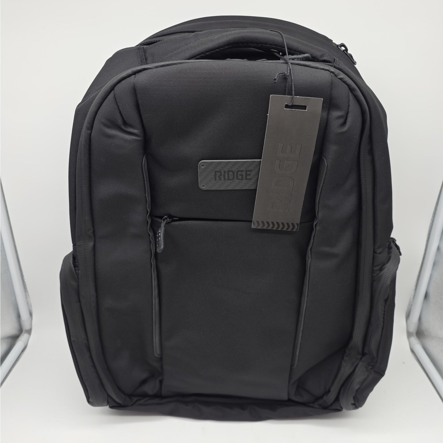 Ridge Black Commuter Backpack Zip Closure, Adjustable Strap, Pockets