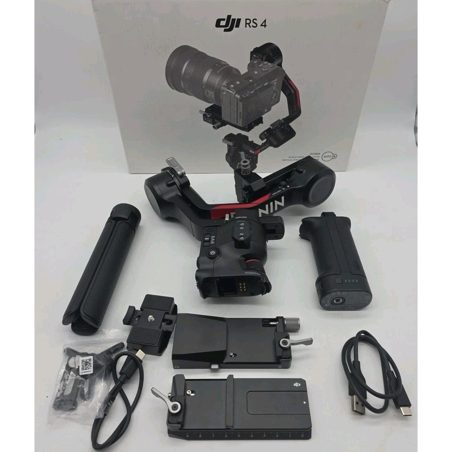 DJI RS 4 3-Axis Gimbal Stabilizer for Cameras W/Box RS4
