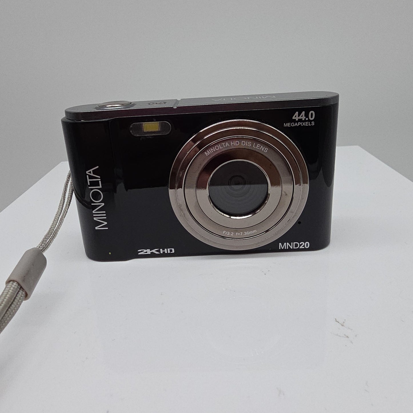Minolta MND20 44MP Digital Camera 2.7K Ultra HD Video 16X Zoom Tested Working