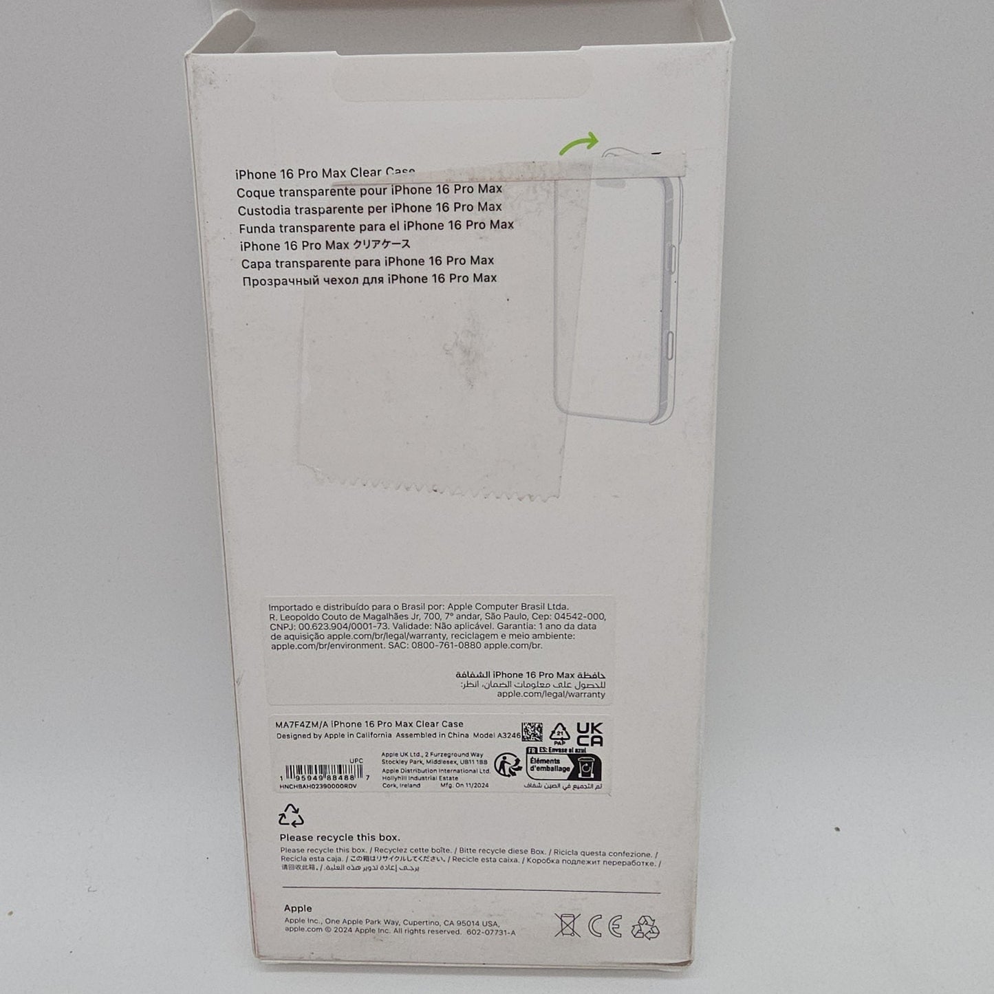 Apple iPhone 16 Pro Max Case with MagSafe - Clear