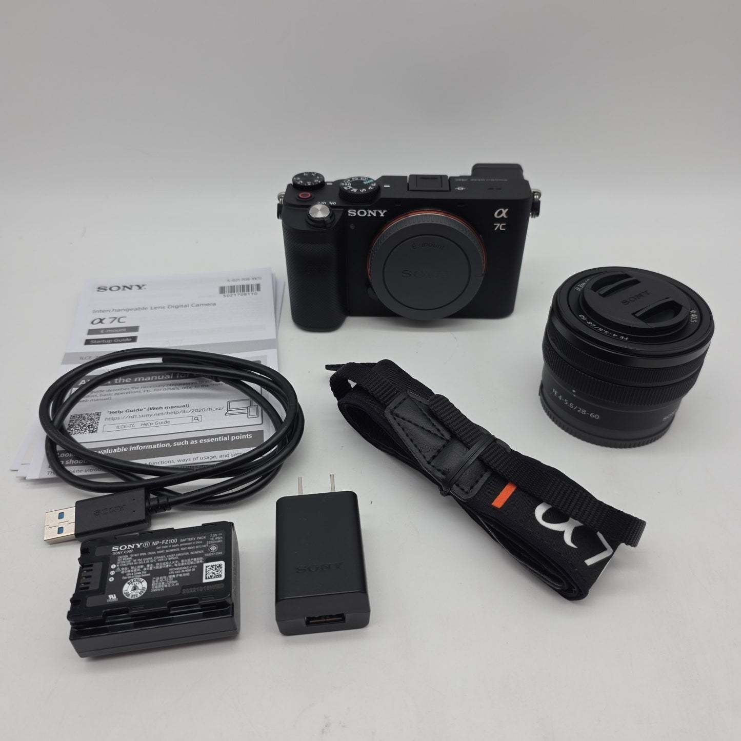 SONY a7C ILCE-7C Mirrorless Camera Black (Shutter Count 322)